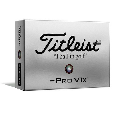 Titleist Prov1X Left Dash White Golf Balls - 1 Dozen