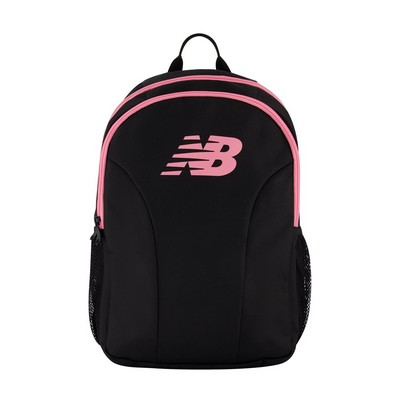 New Balance Black/Fuchsia Logo Laptop Backpack Size 19"