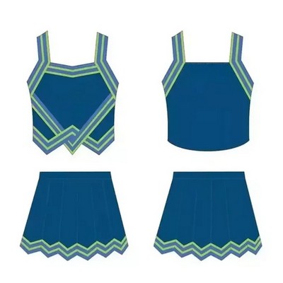 Cheerleading Uniform w/Tank Crop Top