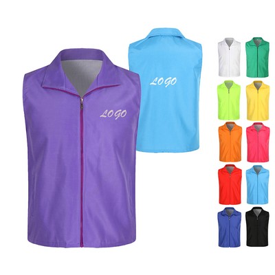 Full-Zip Volunteer Uniform Vest