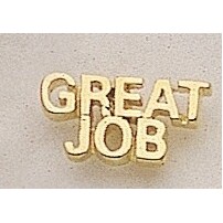 Great Job Marken Design Cast Lapel Pin (Up to 3/4")