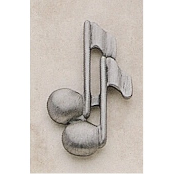 Musical Notes Marken Design Cast Lapel Pin (Up to 1 1/4")