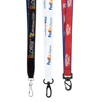 3/4" Woven Text Lanyard (Air 3-4 Weeks)