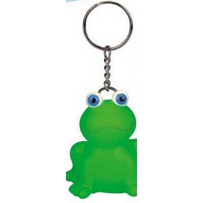 Rubber Smart Frog Key Chain