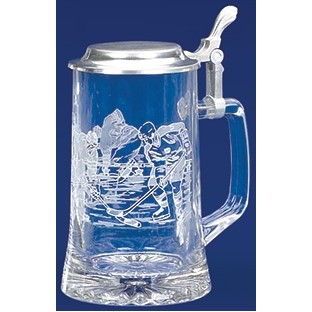 Glass Hockey Stein Mug