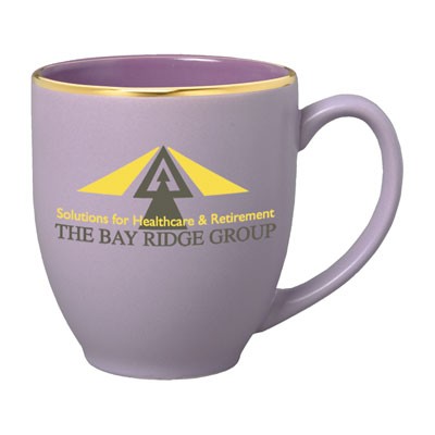 15 Oz. Purple Bistro Matte Pastel Coffee Mug