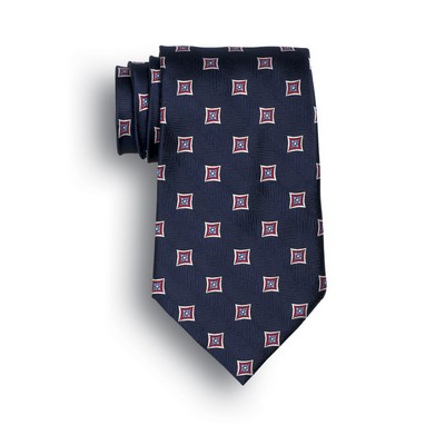 Navy Blue Vasari Polyester Tie