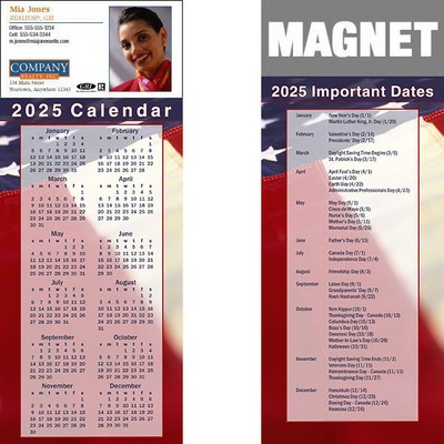 Full Color Calendar Magnet (3 1/2"x8 1/2")