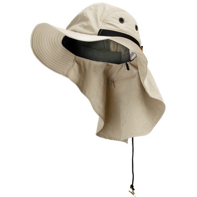 Adams Extreme Condition Hat w/ Teflon Coating & Neck Cape