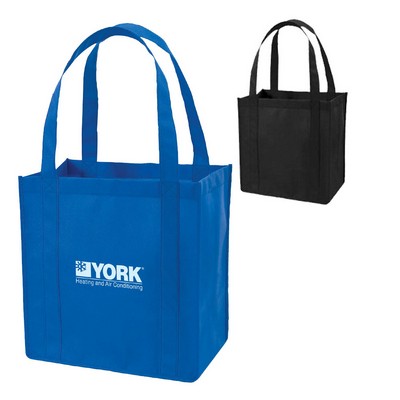 Eco Friendly Non-Woven Polypropylene Tote Bag w/Plastic Bottom