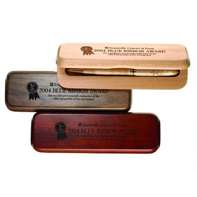 Single Slot Wood Pen Gift Case