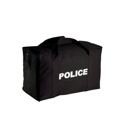 Police Logo Black Gear Bag