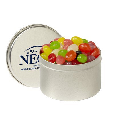 Round Tin (1/4 Quart) - Jelly Beans (Assorted)