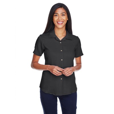 Harriton Ladies' Bahama Cord Camp Shirt