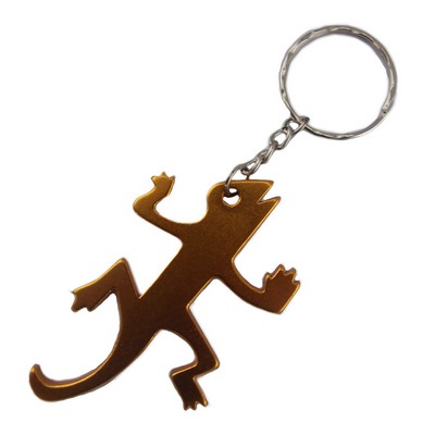 Lizard Shaped Bottle Opener Key Chain