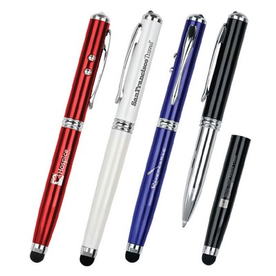 Picard 4-in-1 LED Laser Stylus Ballpoint Pen