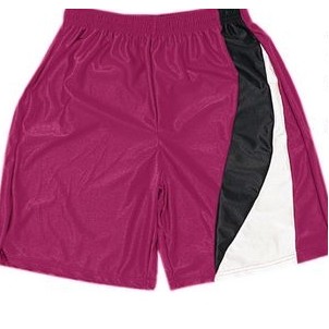 Youth Cool Mesh 7" Inseam Athletic Short w/ Contrast 2 Color Left Side Panel