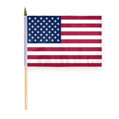 USA Stick Flags 8x12 inch