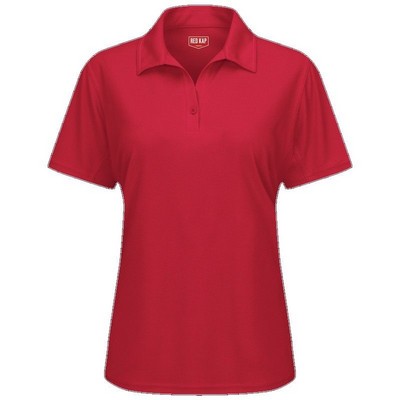 Red Kap™ Women's Short Sleeve Performance Knit® Flex Series Pro Polo - Red