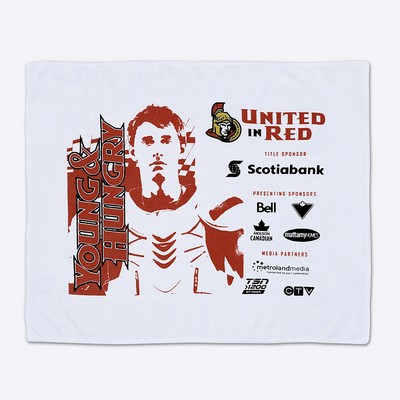 Flat Faced Microfiber Rally Towel (15" x 18")