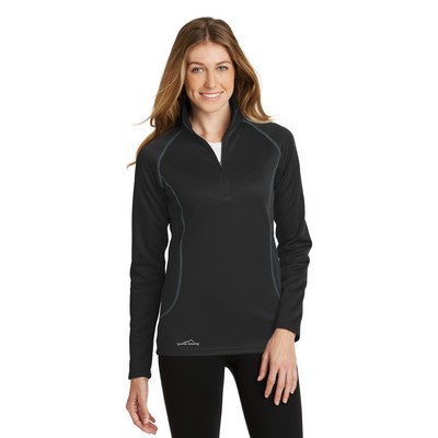 Eddie Bauer® Ladies' Smooth Fleece Base Layer ½-Zip Sweater