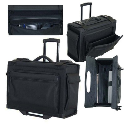 Hard Side Rolling Computer Catalog Case (20"x14")