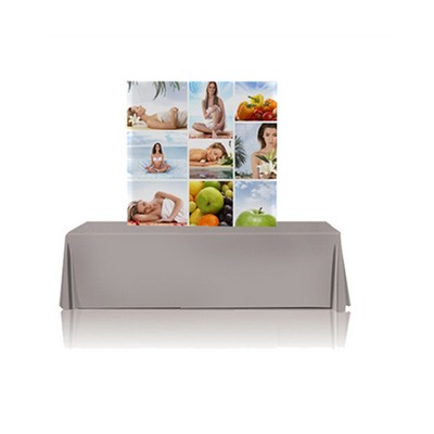 5ft Table Top Fabric Pop Up Display w/Graphic