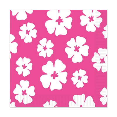 Hibiscus Beverage Napkins