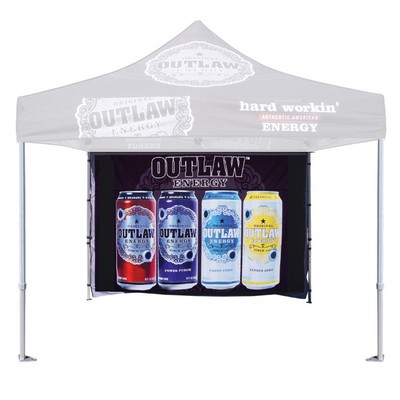 Pop Up Canopy Back Wall w/ SS Sublimation (13'x8.5')