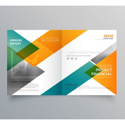 Folded Business Flyers (Printed Outside Only)