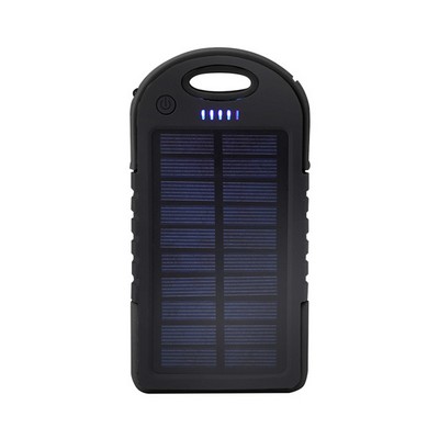 Solar Power Bank 4000mah With A Carabiner