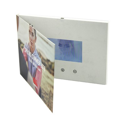 128MB 4.3 inch LCD A5 Size Bi-fold Video Brochure