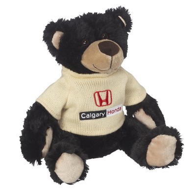 11" Rufus Bear w/Machine Knit Embroidered Sweater