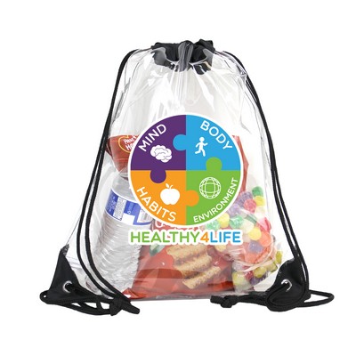 Clear Drawstring Backpack