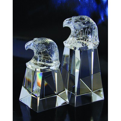 Eagle Optical Crystal Award/Trophy 6"H