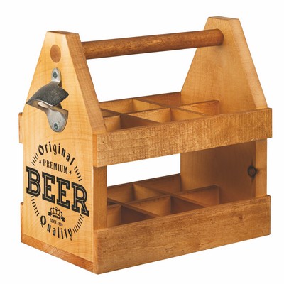 Wood Beer Caddy