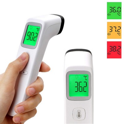 Infrared Forehead Thermometer Non-Contact Digital Temperature Gun with LCD Display