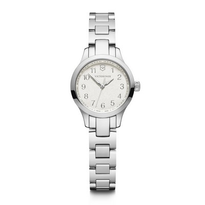 Swiss Army Alliance Collection XS White Dial, Stainless Steel Bracelet