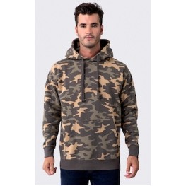 Unisex Premium Camo Pullover Hoodie