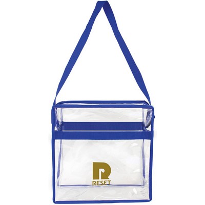 Stadium Approved Zippered Clear Tote