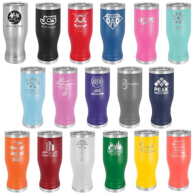 20 Oz. Polar Camel Pilsner Tumbler w/Clear Lid