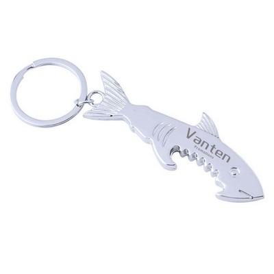 Shark Bottle Opener Keychain