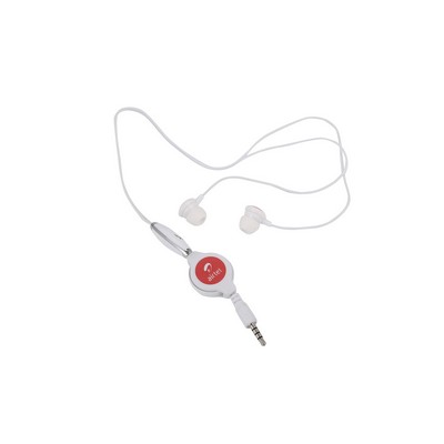 Retractable Ear Buds W/ Microphone