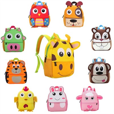 Kid's Animal Backpack Cute Schoolbag