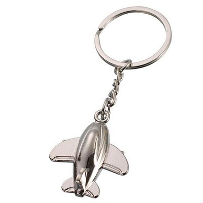 Mini Metal Plane Keychain