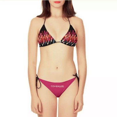 Women's Triangle Bikini Swimsuit w/Full Color Printing