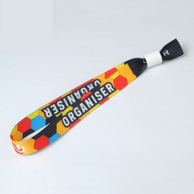 2 sides Sublimation Printing Fabric Woven Cloth Wristbands