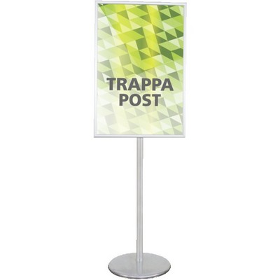 Trappa Post Stand w/ 1 Straight 24" x 36" Snap Edge Frames