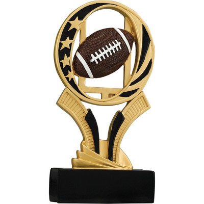 6" Football MidNite Star Resin