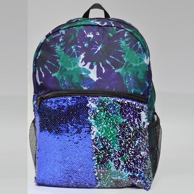 Sublimation Premium Backpack w/ Sequin Pocket